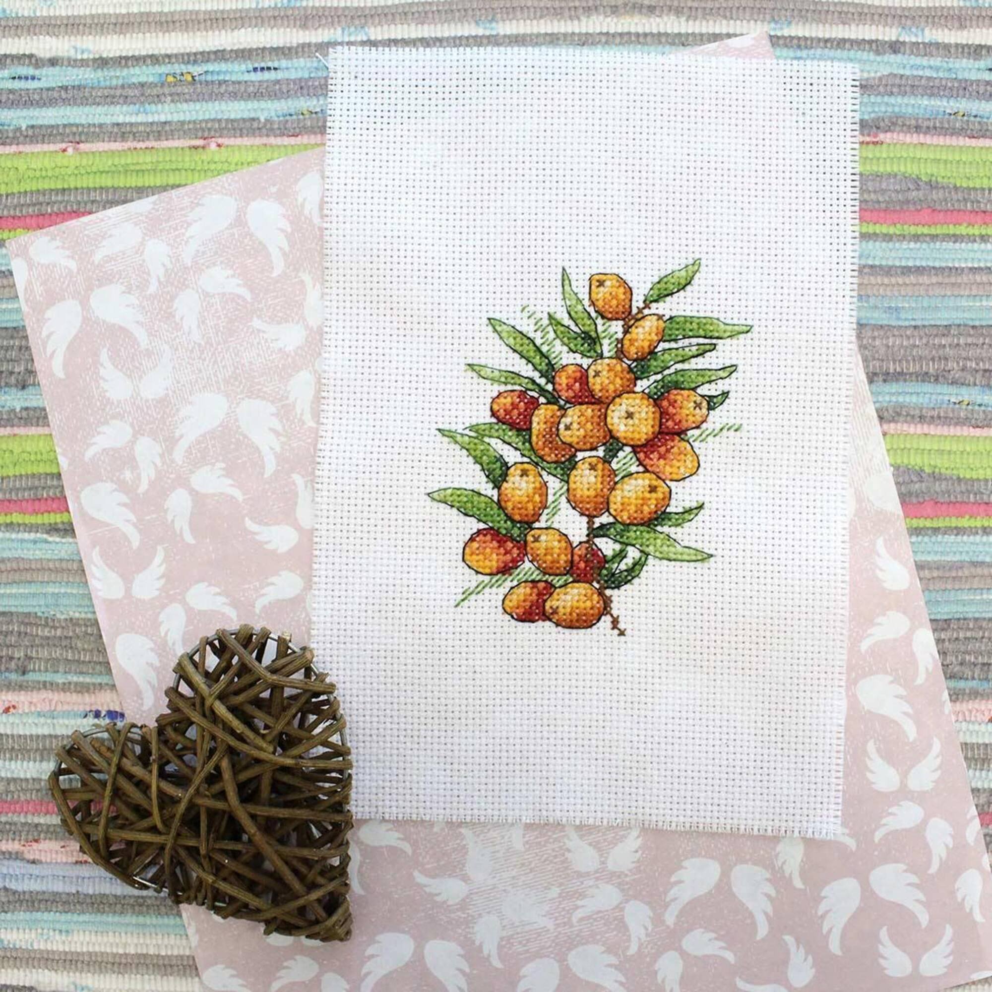 MP Studia Sea Buckthorn Mood Cross Stitch Kit